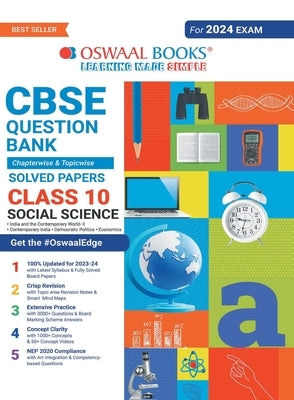 Oswaal CBSE Chapterwise & Topicwise Question Bank Class 10 Social Science Book (For 2023-24 Exam) by Oswaal Editorial Board