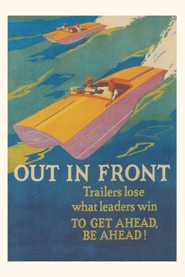 Vintage Journal Out in Front, Racing Speedboats by Found Image Press
