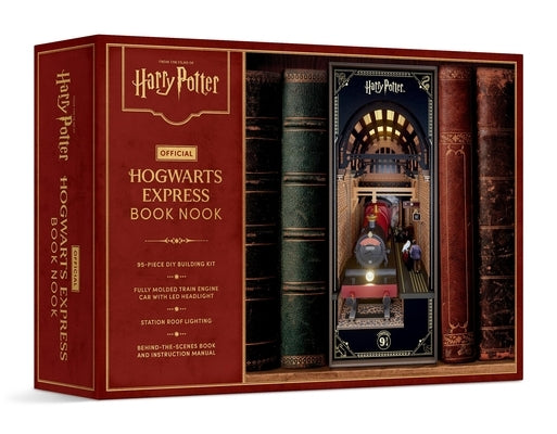 Harry Potter: The Official Hogwarts Express Book Nook (with Lights!): DIY Building Kit with Fully Molded Train Engine Car by Fairless, Adam