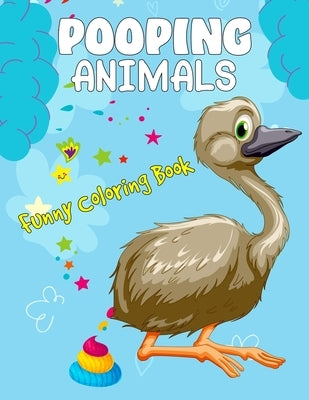Pooping Animals Funny Coloring Book: Popping Animals Coloring Book - A Fun Coloring Gift Book for kids - Popping Animals Coloring Book for Animal Love by Publishing, Conwaay Rhyssfzone