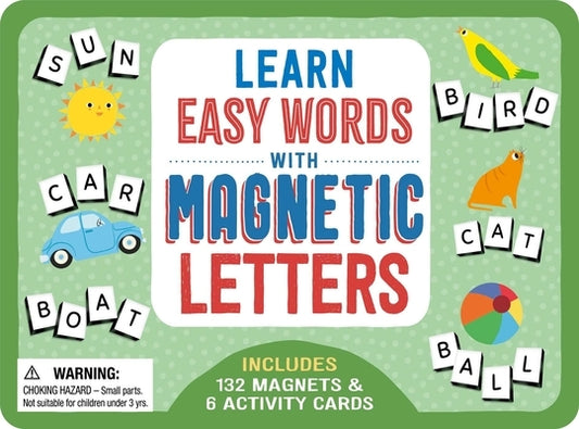 Learn Easy Words with Magnetic Letters: Includes 132 Magnets & 6 Activity Cards by Igloobooks