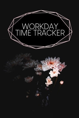 Workday Time Tracker: Weekly timesheets to complete for 2 years - Design: Black Flower by Wagner, Gerda