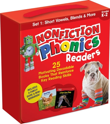 Nonfiction Phonics Readers Set 1: Short Vowels, Blends & More (Single-Copy Set): 25 Motivating Decodable Books That Reinforce Key Reading Skills by Charlesworth, Liza