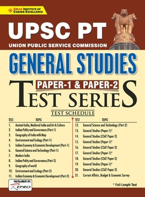 UPSC PT GS Paper-1 & 2 Test Series Eng by Unknown
