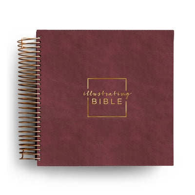 CSB Illustrating Bible - Cranberry by Dayspring