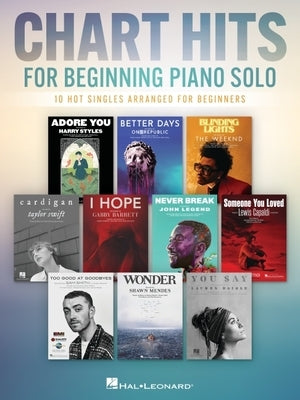 Chart Hits for Beginning Piano Solo by Hal Leonard Corp
