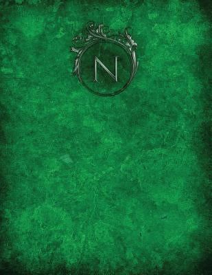 Monogram "n" Sketchbook: Sketch Pad Notebook by Services, N. D. Author