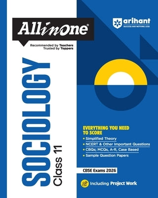 AIO CBSE Sociology 11th by Aggarwal, Saumya