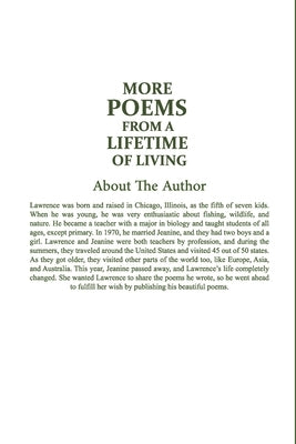 More Poems from a Lifetime of Living by Spirek, Lawrence, Sr.