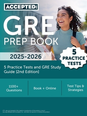 GRE Prep Book 2025-2026: 5 Practice Tests and GRE Study Guide [2nd Edition] by McDivitt, G. T.