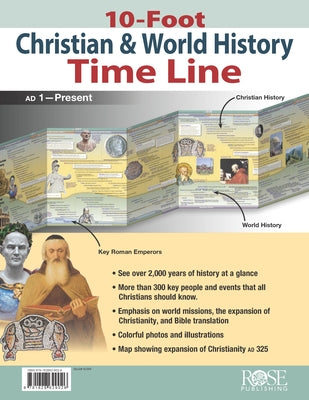 10-Foot Christian & World History Time Line by Rose Publishing