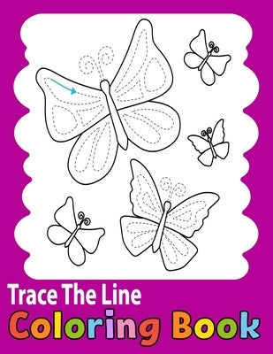 Trace The Line Coloring Book: trace and color books for kids-A Fun Cutting Practice Activity Book for Toddlers and Kids- Vol 2 by Books, Ra Coloring