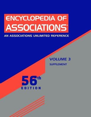 Encyclopedia of Associations: National Organizations of the U.S.: Supplement by Gale Cengage Learning