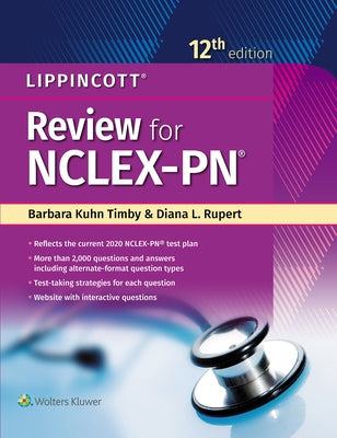 Lippincott Review for Nclex-PN by Timby, Barbara Kuhn