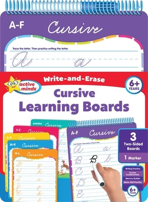 Active Minds Write-And-Erase Cursive Learning Boards by Sequoia Children's Publishing