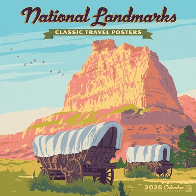 National Landmarks (Adg) 2026 Wall Calendar by Anderson Design Group
