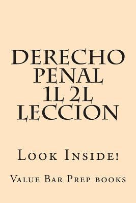 Derecho Penal 1L 2L Leccion: Look Inside! by Prep Books, Value Bar