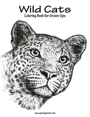 Wild Cats Coloring Book for Grown-Ups 1 by Snels, Nick