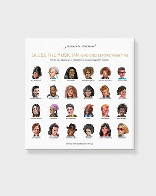 Guess the Musician Card Game - Artist Designed Quirky Musician Guessing Game for Families & Friends by Something, Journey Of