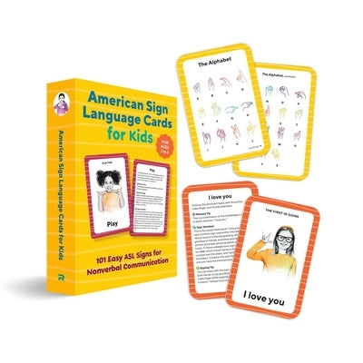 ASL Flash Cards for Kids: 101 Easy ASL Signs for Nonverbal Communication by Rockridge Press