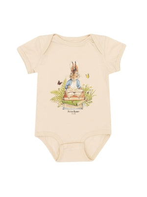 Peter Rabbit Book Stack Baby Bodysuit - 12 Mo by Out of Print
