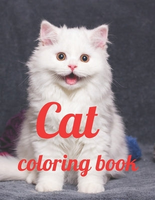 Cat coloring book: Adult Coloring Book of 35 Stress Relief cat Designs to Help You Relax and Unwind Plants and Wildlife for Stress Relief by Marie, Annie