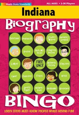 Indiana Biography Bingo by Gallopade International