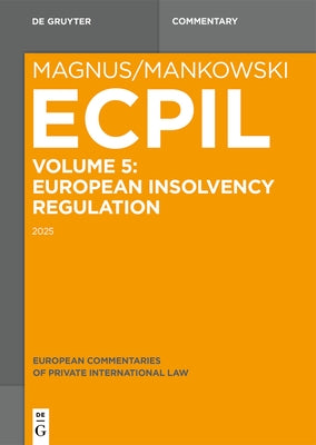 European Insolvency Regulation 2015 by Magnus, Ulrich