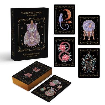 Nocturnal Garden Lenormand: (Lenormand Box Set with 36 Cards and Guide Book) by Lorah, Faina