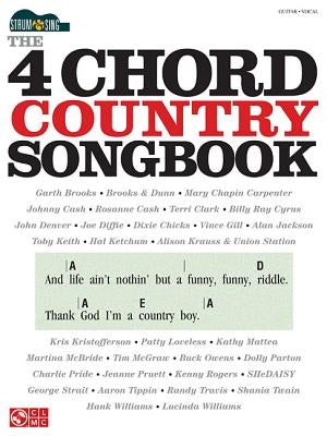 The 4-Chord Country Songbook by Hal Leonard Corp