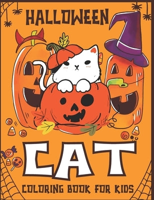 Halloween Cat Coloring Book For Kids: A Kid Coloring Book with Beautiful Cats and Pumpkin Designs by Publishing, Pencil Art