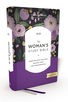 Kjv, the Woman's Study Bible, Hardcover, Red Letter, Full-Color Edition, Comfort Print: Receiving God's Truth for Balance, Hope, and Transformation by Patterson, Dorothy Kelley