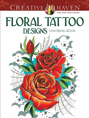 Floral Tattoo Designs Coloring Book by Siuda, Erik