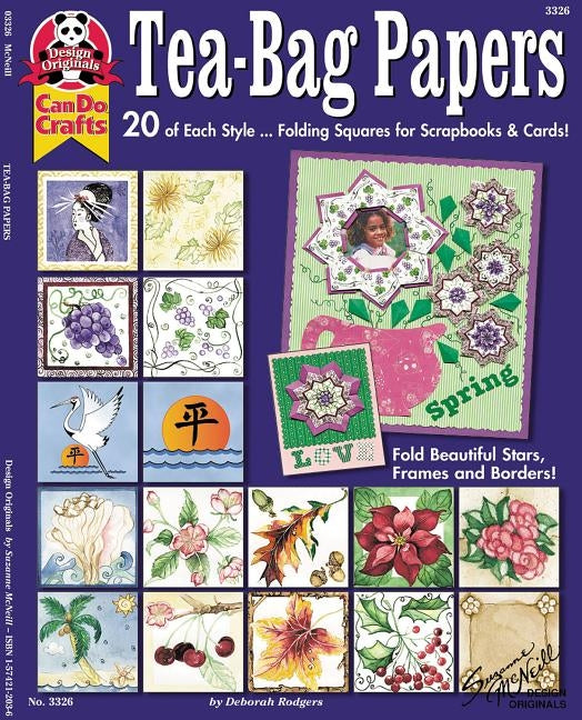 Tea-Bag Papers: 2 of Each Stylefold Beautiful Stars, Frames and Borders by Rodgers, Deborah
