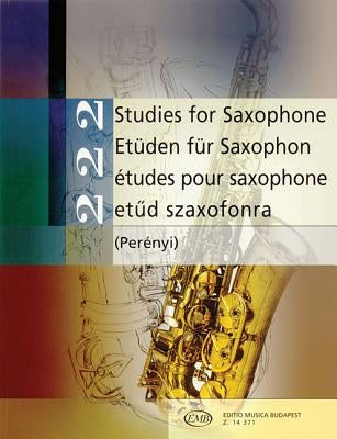 222 Studies for Saxophone by Hal Leonard Corp