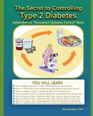 The Secret To Controlling Type 2 Diabetes: Addendum to Permanent Diabetes Control by Konduru (Dr), Rao