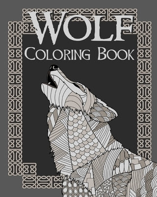 Wolf Coloring Book: Wolves Lover Gift, Animal Coloring Book, Floral Mandala Coloring Pages by Paperland