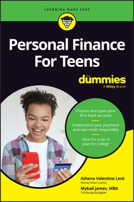 Personal Finance for Teens for Dummies by Valentine Lent, Athena