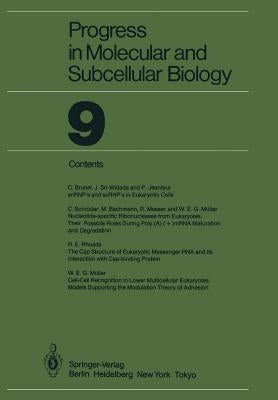 Progress in Molecular and Subcellular Biology by Bachmann, M.