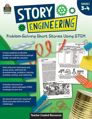 Story Engineering: Problem-Solving Short Stories Using Stem (Gr. 3-4) by Edmunds, Tracy