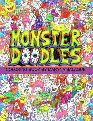 Doodle monsters coloring book Paperback by Salagub, Maryna