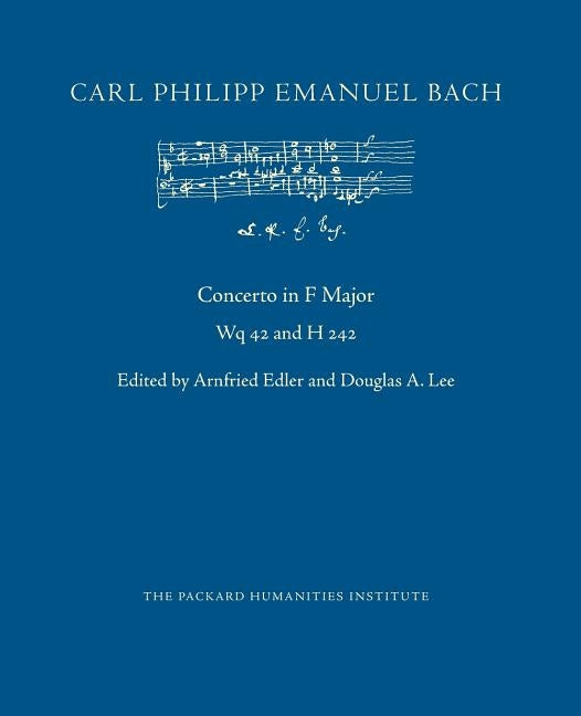 Concerto in F Major, Wq 42 and H 242 by Edler, Arnfried