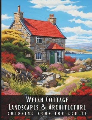 Welsh Cottage Landscapes & Architecture Coloring Book for Adults: Large Print Beautiful Nature Landscapes Sceneries and Foreign Buildings Adult Colori by Palette, Artful