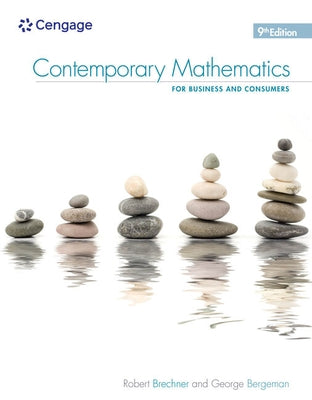 Contemporary Mathematics for Business & Consumers by Brechner, Robert