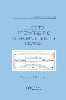 Guide to Preparing the Corporate Quality Manual by Froman, Bernard