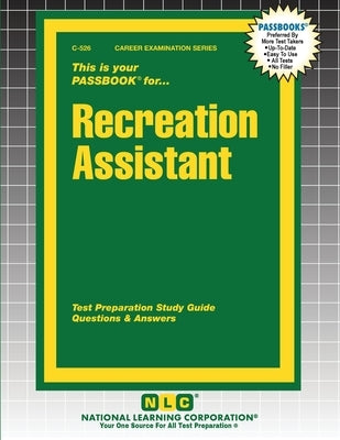 Recreation Assistant by Passbooks
