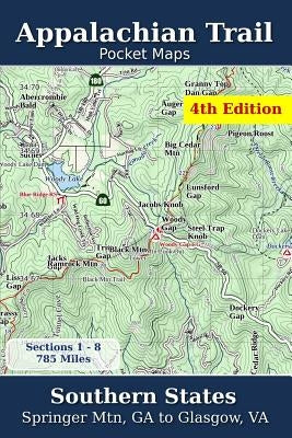 Appalachian Trail Pocket Maps - Southern States by Parks, K. Scott