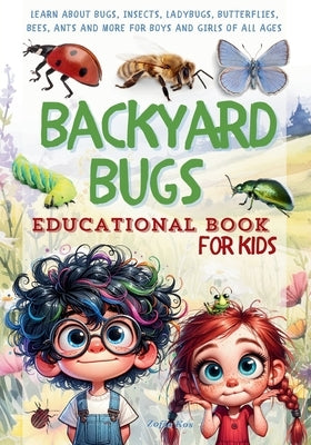 Backyard Bugs Educational Book for Kids: Learn About Bugs, Insects, Ladybugs, Butterflies, Bees, Ants, and More for Boys and Girls of All Ages by Kos, Zofia