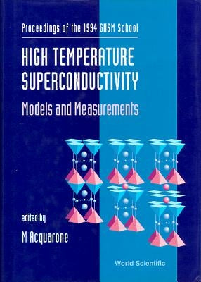 High Temperature Superconductivity: Models and Measurements - Proceedings of the 1994 Gnsm School by Acquarone, Marcello