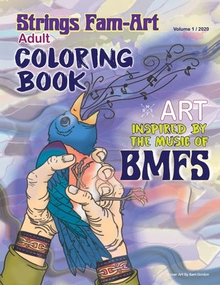Strings-Fam Inspire Adult Coloring Book: Bluegrass Jam Coloring Book by Monroe, Lynn